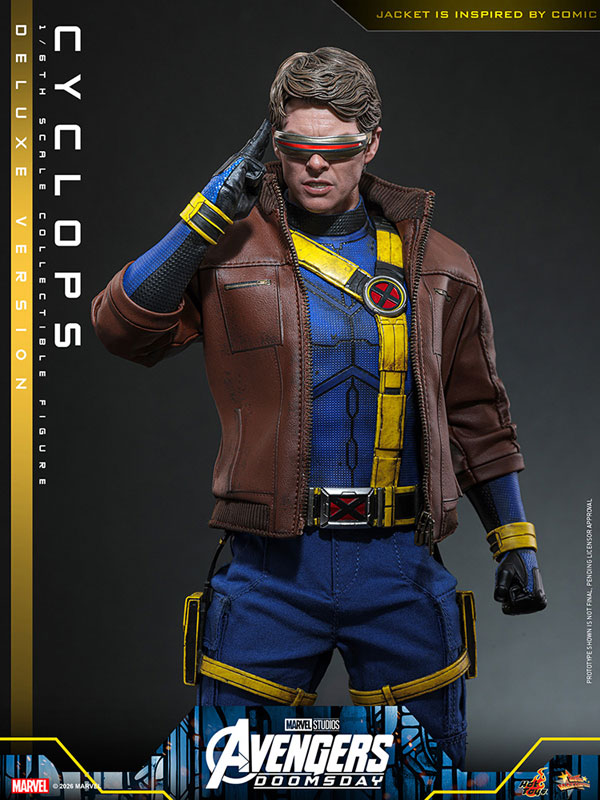 Hot Toys Movie Masterpiece "Avengers: Doomsday" 1/6 Scale Figure Cyclops (Deluxe Edition) รูปภาพ 17