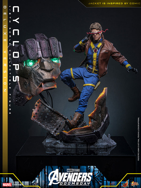 Hot Toys Movie Masterpiece "Avengers: Doomsday" 1/6 Scale Figure Cyclops (Deluxe Edition) รูปภาพ 19