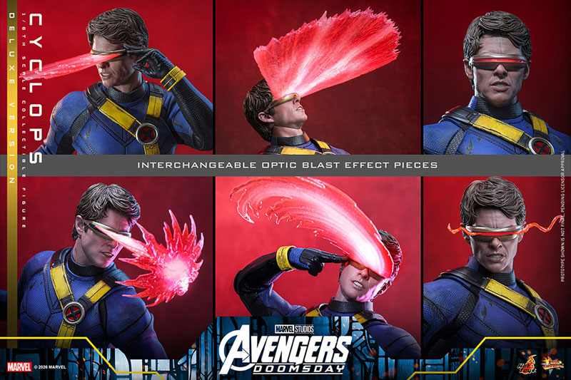 Hot Toys Movie Masterpiece "Avengers: Doomsday" 1/6 Scale Figure Cyclops (Deluxe Edition) รูปภาพ 24
