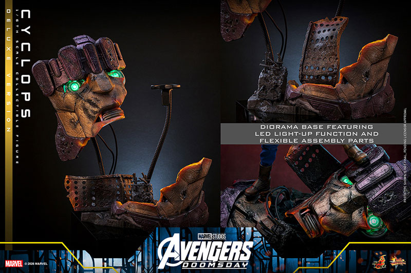 Hot Toys Movie Masterpiece "Avengers: Doomsday" 1/6 Scale Figure Cyclops (Deluxe Edition) รูปภาพ 25