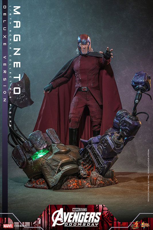 Hot Toys Movie Masterpiece "Avengers: Doomsday" 1/6 Scale Figure Magneto (Deluxe Edition) รูปภาพ 17