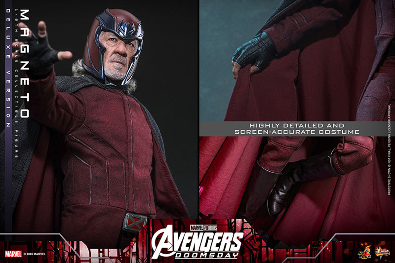 Hot Toys Movie Masterpiece "Avengers: Doomsday" 1/6 Scale Figure Magneto (Deluxe Edition) รูปภาพ 23
