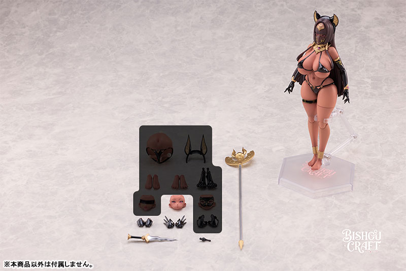 BISHOUCRAFT Isekai Emaki Egyptian Goddess Bastet 1/12 Action Figure image 5