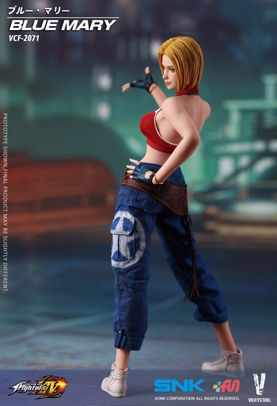 Blue Mary KOF XIV - Close Up Ekspresi Wajah Figur Aksi