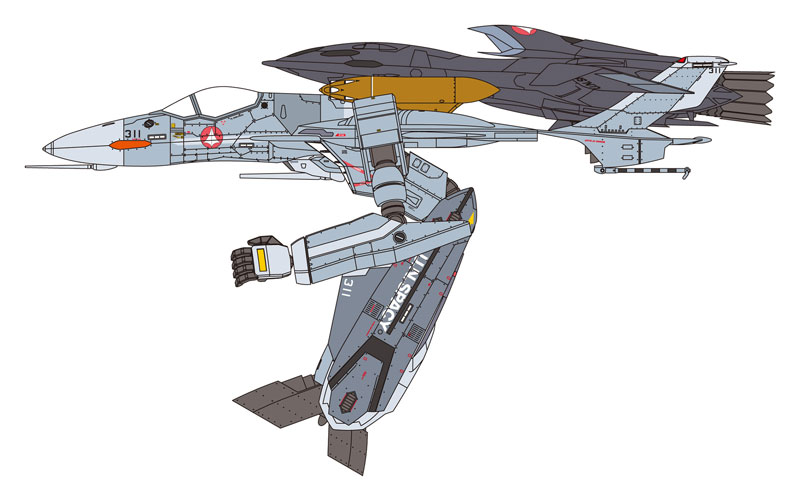 AmiAmi [Character & Hobby Shop] | 1/72 VF-0A Gerwalk w/Ghost