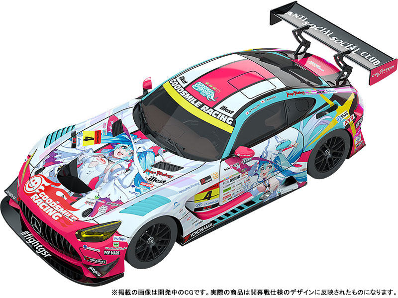 Good Smile Racing Hatsune Miku GT Project 1/43 Good Smile Hatsune Miku AMG 2024 Season Opening Ver. image 2