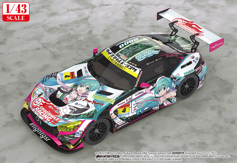 Good Smile Racing Hatsune Miku GT Project 1/43 Good Smile Hatsune Miku AMG 2019 Ver. image 2