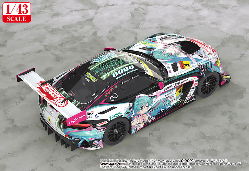 Good Smile Racing Hatsune Miku GT Project 1/43 Good Smile Hatsune Miku AMG 2019 Ver. image 3
