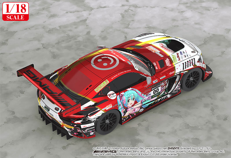 Good Smile Racing Hatsune Miku GT Project 1/18 Mercedes-AMG Team GOOD SMILE 2019 SUZUKA 10HOURS Ver. รูปภาพ 3