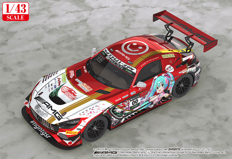 Good Smile Racing Hatsune Miku GT Project 1/43 Mercedes-AMG Team GOOD SMILE 2019 SUZUKA 10HOURS Ver. image 2