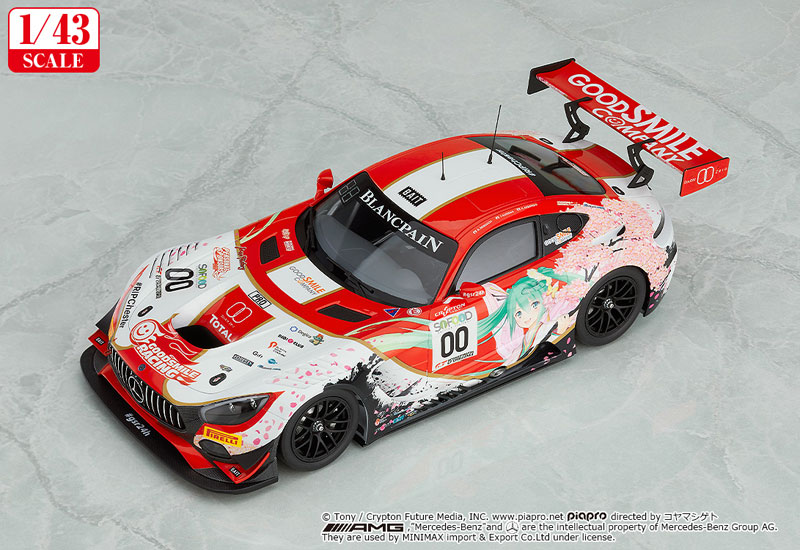 Good Smile Racing 하츠네 미쿠 GT 프로젝트 1/43 굿스마일 하츠네 미쿠 AMG 2017 SPA24H Ver. 이미지 2