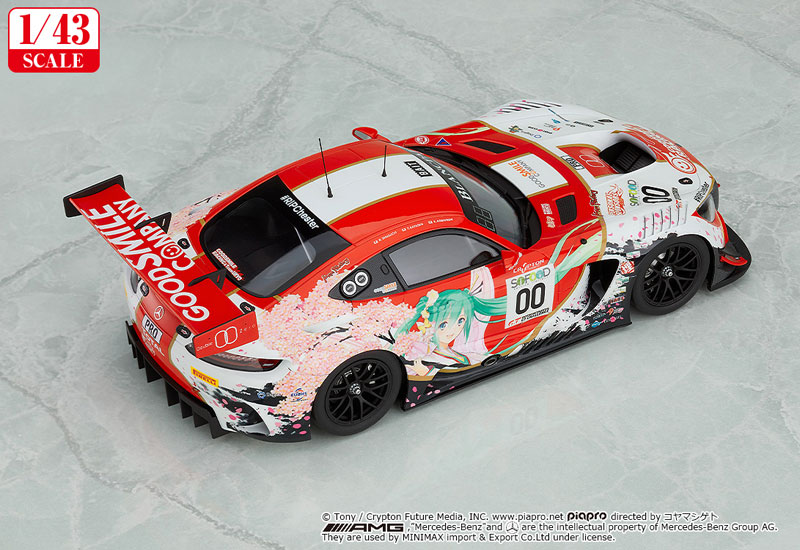 Good Smile Racing 하츠네 미쿠 GT 프로젝트 1/43 굿스마일 하츠네 미쿠 AMG 2017 SPA24H Ver. 이미지 3