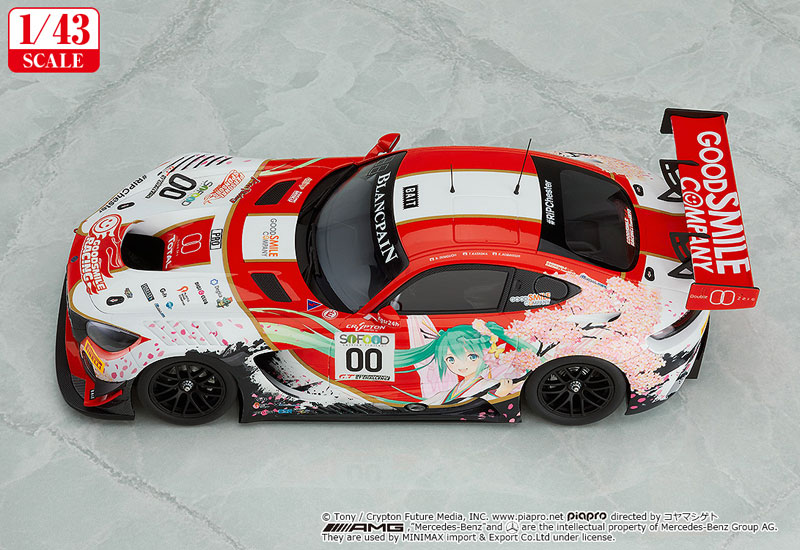 Good Smile Racing 하츠네 미쿠 GT 프로젝트 1/43 굿스마일 하츠네 미쿠 AMG 2017 SPA24H Ver. 이미지 4