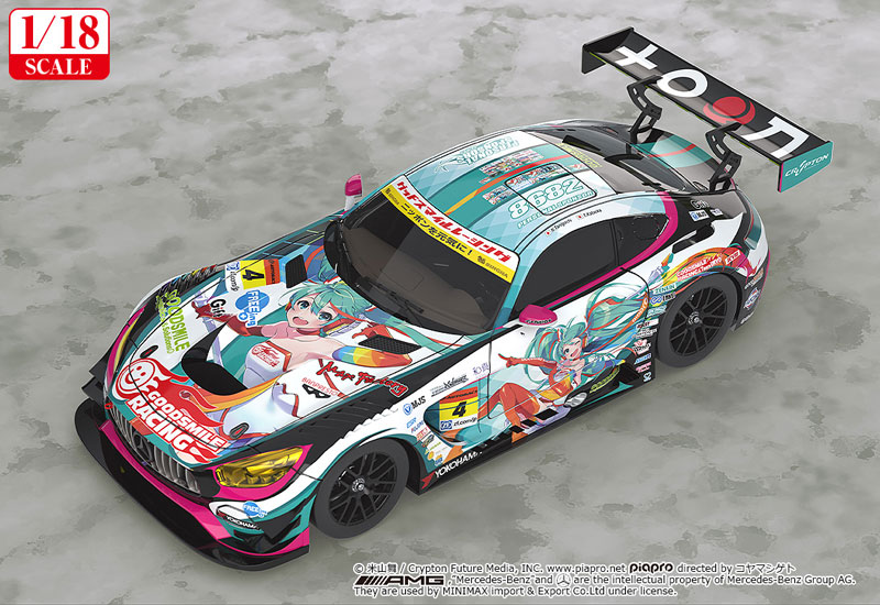 Good Smile Racing 初音ミク GT プロジェクト 1/18 グッドスマイル 初音ミク AMG 2016 SUPER GT Ver. 画像 2