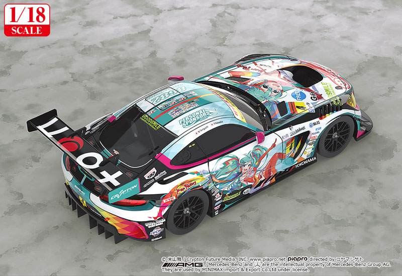 Good Smile Racing 初音ミク GT プロジェクト 1/18 グッドスマイル 初音ミク AMG 2016 SUPER GT Ver. 画像 3