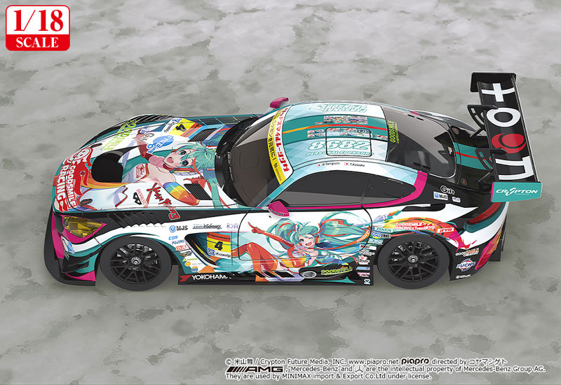 Good Smile Racing 初音ミク GT プロジェクト 1/18 グッドスマイル 初音ミク AMG 2016 SUPER GT Ver. 画像 4