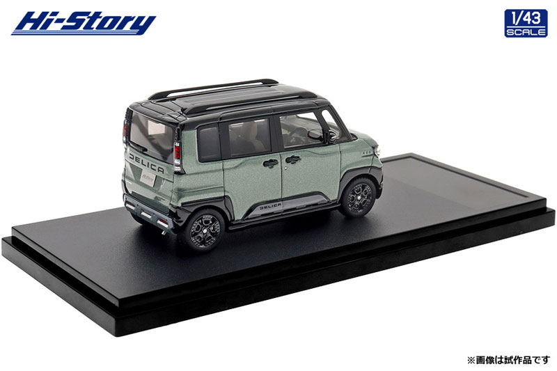 Hi-Story 1/43 Mitsubishi DELICA MINI (2025) Ash Green Metallic x Black Mica รูปภาพ 2