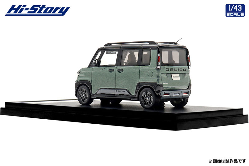Hi-Story 1/43 Mitsubishi DELICA MINI (2025) Ash Green Metallic x Black Mica รูปภาพ 4