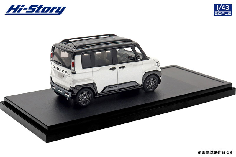 Hi-Story 1/43 Mitsubishi DELICA MINI (2025) White Pearl x Black Mica รูปภาพ 2