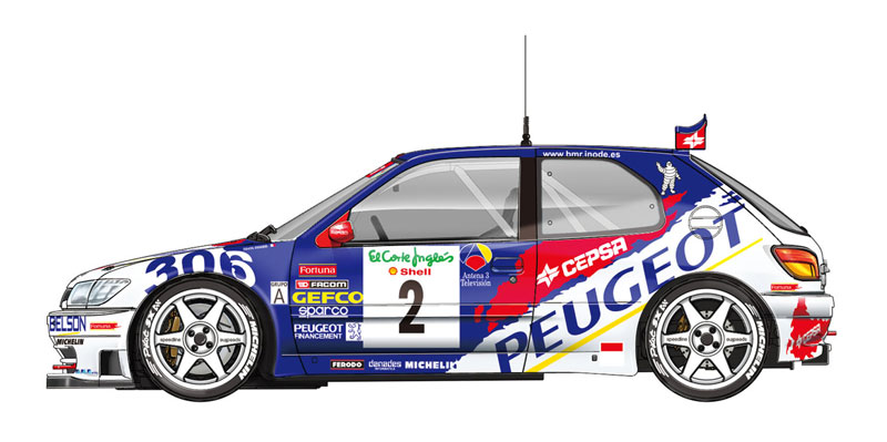 AmiAmi [Character & Hobby Shop] | 1/24 Peugeot 306 MAXI EVO2 1998
