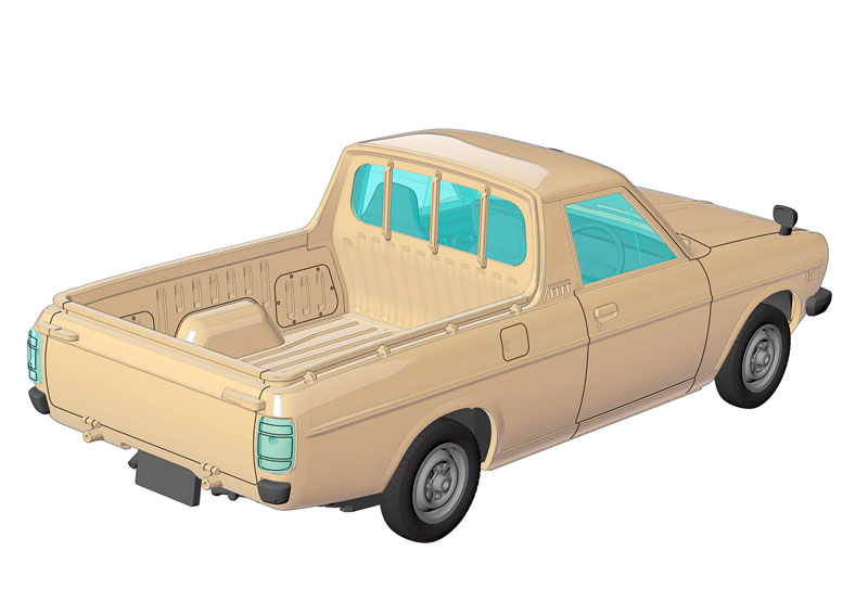 AmiAmi [Character & Hobby Shop] | 1/32 Datsun Sunny Truck (B121