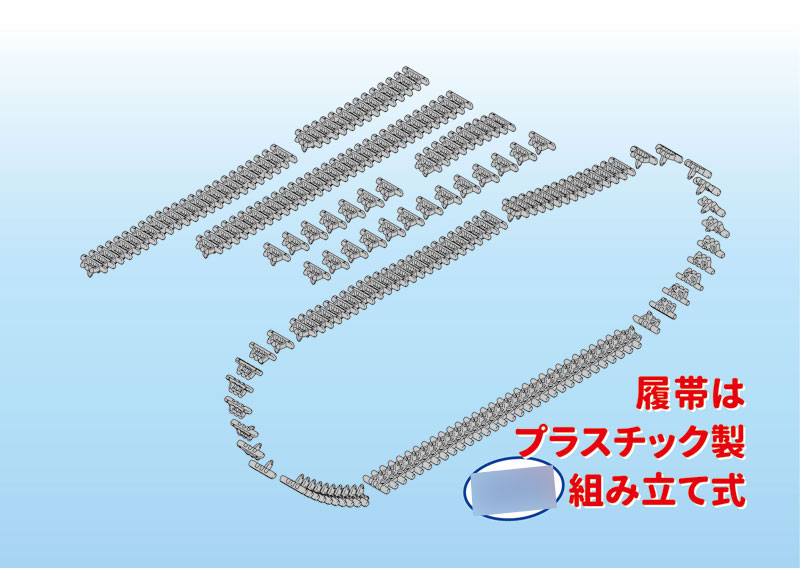 Detail Model Kit Kendaraan Ringan Tipe 97 G.U.P.