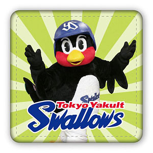 AmiAmi [Character & Hobby Shop]  Tokyo Yakult Swallows Leather Badge  Design H (Tsubakurou)(Released)