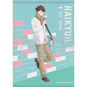 AmiAmi [Character & Hobby Shop]  Haikyuu!! Season 3 - Wall Scroll: Asahi  Azumane Shouri e no Toushi Ver.(Released)