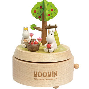 Moomin Music Box Snufkin Me Dome-shaped Sunlike Made in