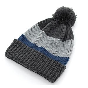ニットキャップ・ビーニー ReinSein meommeo-i big beanie hat 4BNY236 Dime College Wave Cuff Beanie / Purple (ダイム ニット