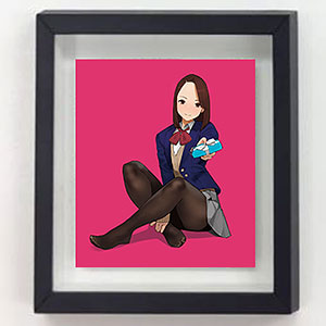 AmiAmi [Character & Hobby Shop] | Miru Tights Mini Frame Magnet 