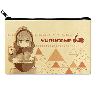 Yuru Camp Flat Pouch Design 02 (Rin Shima /A)