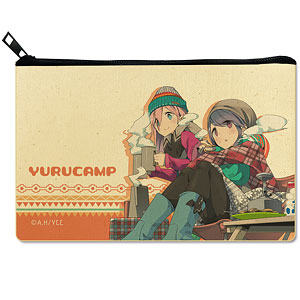 Yuru Camp Flat Pouch Design 05 (Nadeshiko Kagamihara &am…