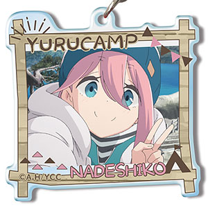 Yuru Camp Acrylic Keychain Design 01 (Nadeshiko Kagamiha…