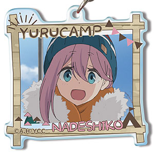 Yuru Camp Acrylic Keychain Design 02 (Nadeshiko Kagamiha…