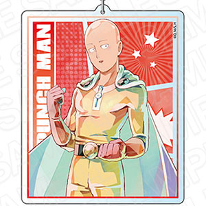 One Punch Man Manga Saitama ID Badge Holder Keychain Lanyard w/ Rubber  Pendant Multicoloured