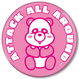 AmiAmi [Character & Hobby Shop] | A Panda ORANGE BIG Tin Badge 
