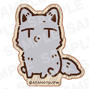 AmiAmi [Character & Hobby Shop]  Tanuki to Kitsune Wood Magnet (2) Tanuki  to Kuma(Released)