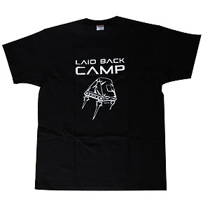 AmiAmi [Character u0026 Hobby Shop] | Yuru Camp Tent Rocket T-shirt Black  XL(Released)
