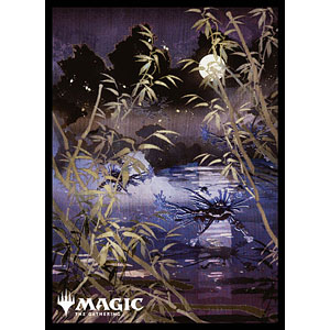 AmiAmi [Character & Hobby Shop] | Magic: The Gathering Player's Card Sleeve  MTGS-212 "Kamigawa Neon Dynasty" Ukiyo-e Lands [Plains] (A)(Released)