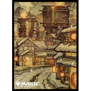 AmiAmi [Character & Hobby Shop] | Magic: The Gathering Player's Card Sleeve  MTGS-212 "Kamigawa Neon Dynasty" Ukiyo-e Lands [Plains] (A)(Released)