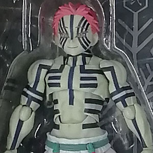 thumbnail interactive-video image 1 of Aniplex BUZZmod. Akaza 1/12 Scale Action Figure – Demon Slayer (From Japan, New) 1 of 3