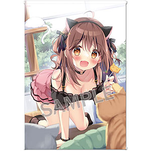Pan B1 Wall Scroll Dreamdays Cat Cafe Date with Cocoa-ch…