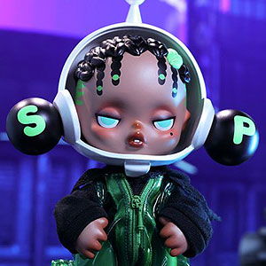 SKULLPANDA OOTD Green Field ビッグサイズ Skullpanda OOTD Green Field Big Figure by POP MART - Mindzai