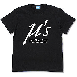 AmiAmi [Character & Hobby Shop] | Love Live! Mu's T-shirt /BLACK-S 