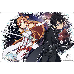 Kirito popular & Leafa Bushiroad rubber mat collection SaO sword art online 10th ani