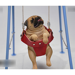 AmiAmi [Character & Hobby Shop] | 1/6 Pug on the Swing B2