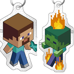 Minecraft Acrylic Pair Mascot Key Chain Alex & Creeper (Anime Toy) -  HobbySearch Anime Goods Store