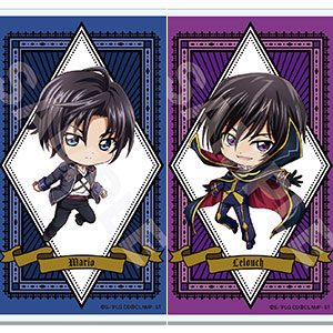 AmiAmi [Character & Hobby Shop]  Code Geass: Lelouch of the Rebellion  Trading Ani-Art BLACK LABEL Acrylic Stand 14Pack BOX(Released)