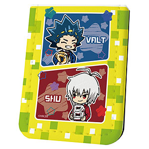 AmiAmi [Character & Hobby Shop]  Leather Sticky Notes Book Beyblade  Burst 02/ Shu Kurenai(Released)